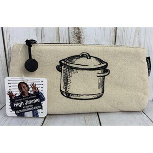 NEW High Jimmie Zippered Stash Pouch Travel Water Resistant Odor Absorbing Pot